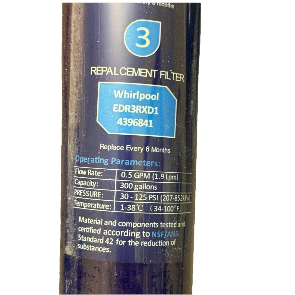 Santé Refrigerator Water Filter EDR3RXD1 4396841 Whirlpool Kenmore Maytag Set 2